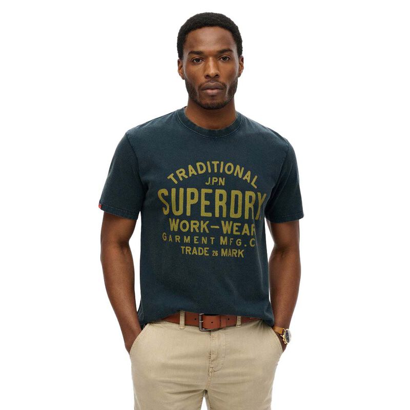 Superdry Machined Goods Workwear Tee image number 0